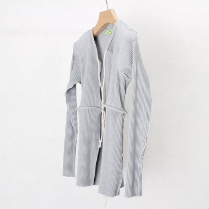 to do kotohayokozawa /CRISP ROPE CARDIGAN / gray