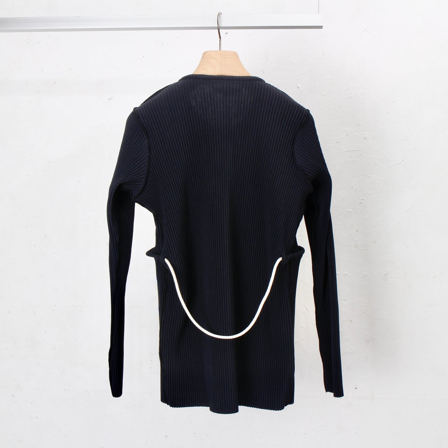 to do kotohayokozawa /CRISP ROPE CARDIGAN / black