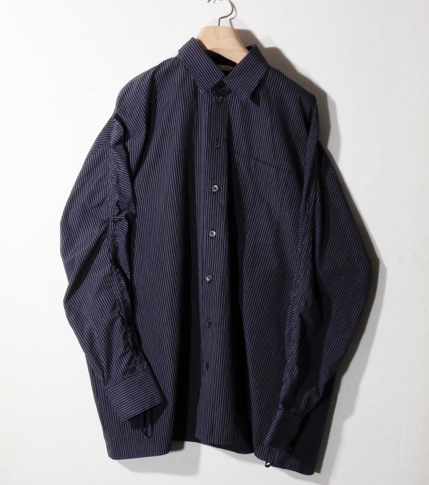 Archaeology Pin Stripe  Shirt / navy