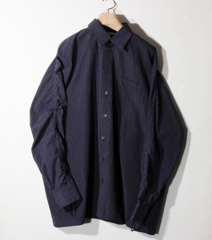 Archaeology Pin Stripe  Shirt / navy