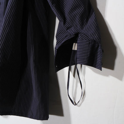 Archaeology Pin Stripe  Shirt / navy