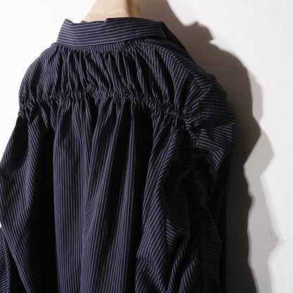 Archaeology Pin Stripe  Shirt / navy