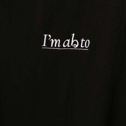 I'm abる to L/S T-shirt / bk