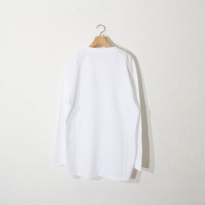 Sustainabる  / L/S T-shirt. / wh