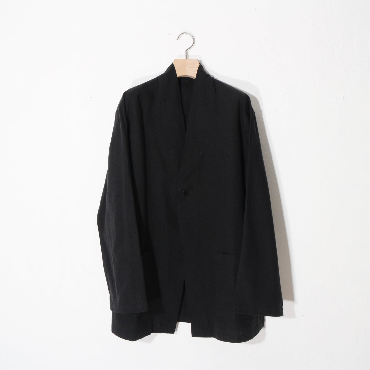 OC絹シャンブレー羽織 / 黒