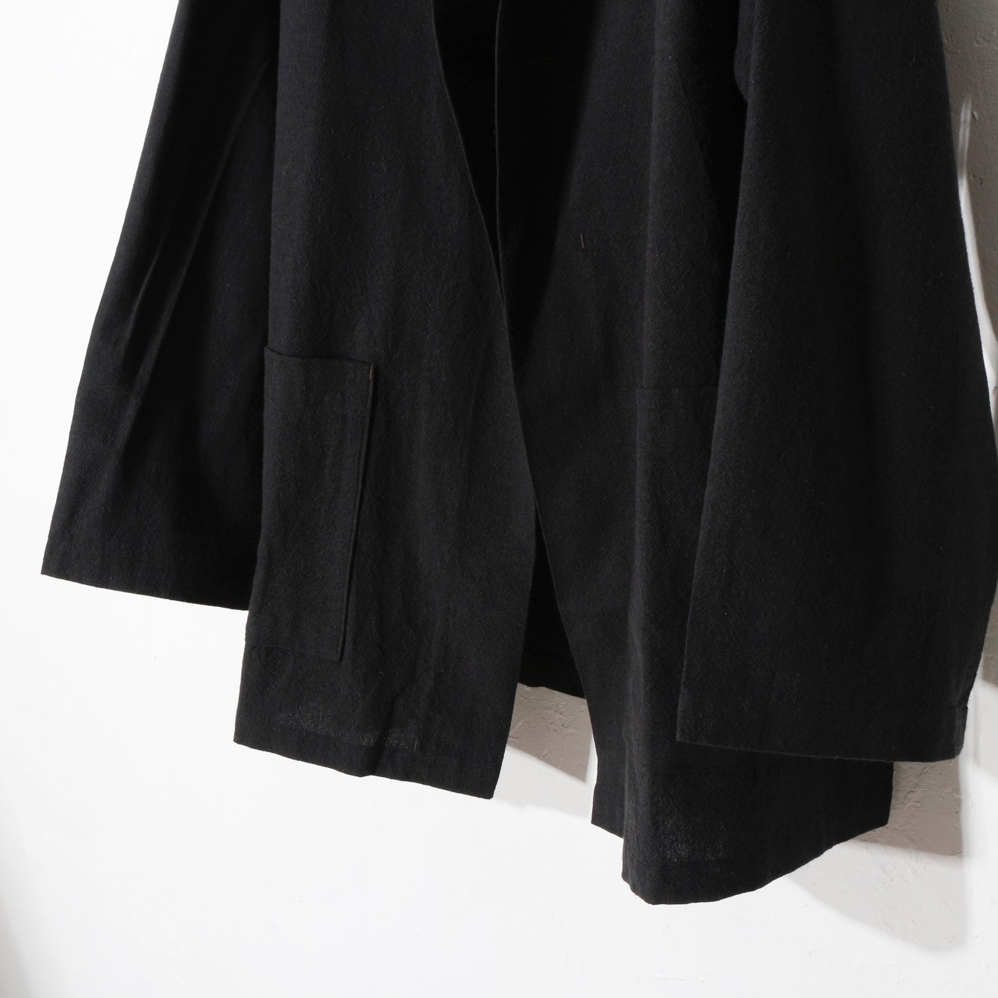 OC絹シャンブレー羽織 / 黒