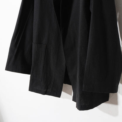 OC絹シャンブレー羽織 / 黒