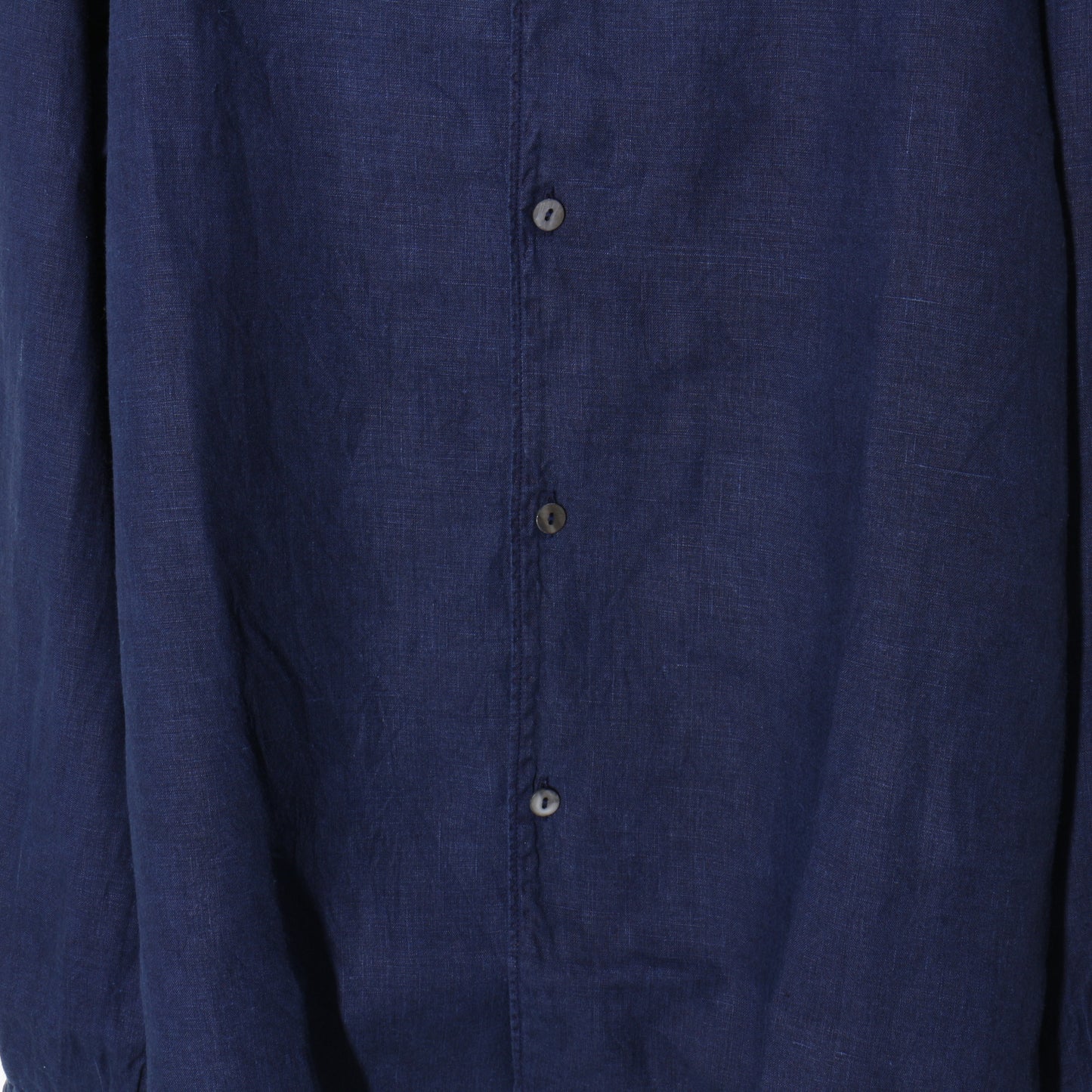 大麻開襟シャツ / 草木濃染め/藍