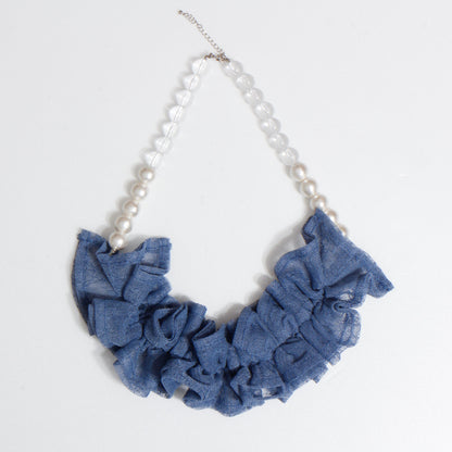 natsumi osawa/shibori friil necklace