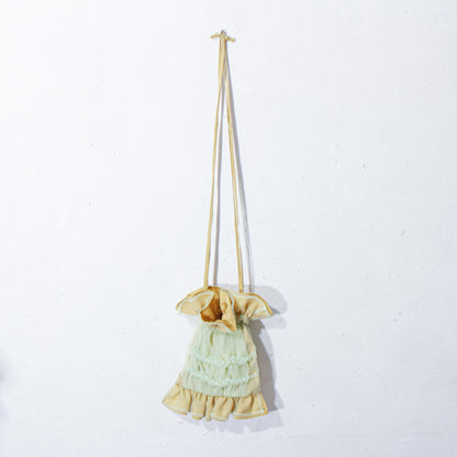 【新作】natsumi osawa/shibori tulle pochette