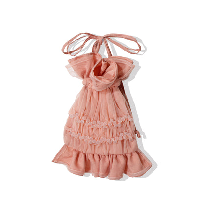 【新作】natsumi osawa/shibori tulle pochette