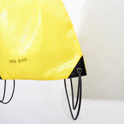 bubble wrap knap sac / yellow