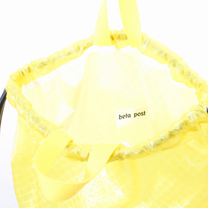 bubble wrap knap sac / yellow