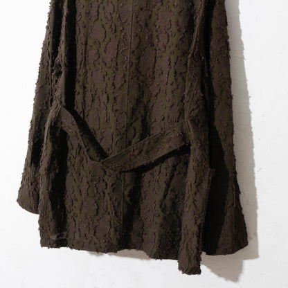 VICK CAMO RIBBON SHIRT /brown