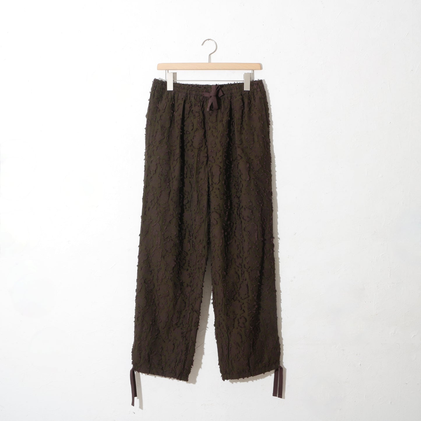 VICK CAMO RIBBON EASY PANTS /brown