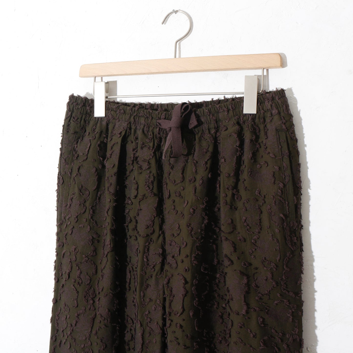VICK CAMO RIBBON EASY PANTS /brown