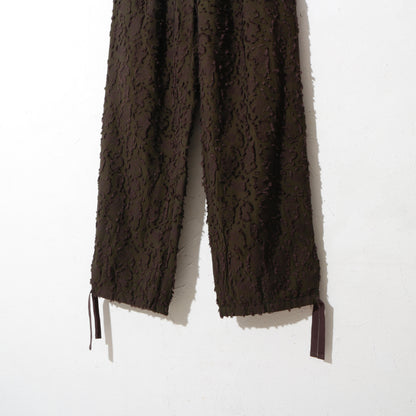 VICK CAMO RIBBON EASY PANTS /brown