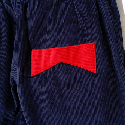 HAMBLETON PANTS CORD / navy