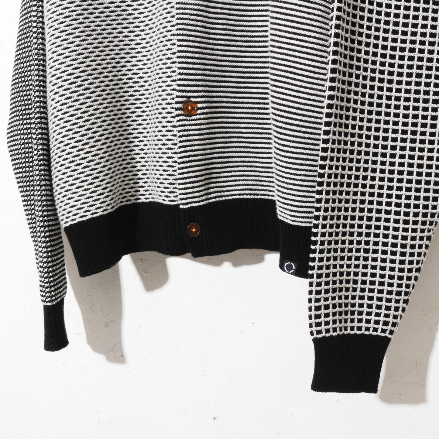 MULTI KNIT SHIRT JACKET / black