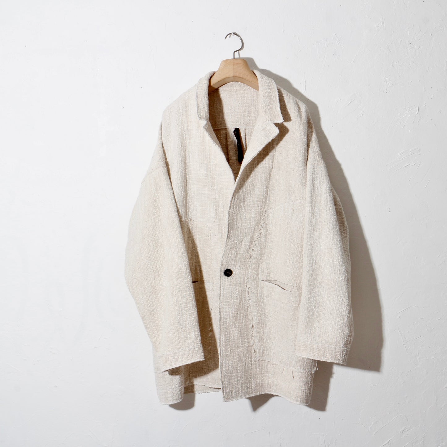 0 Count KhadiCotton Jacket / off white