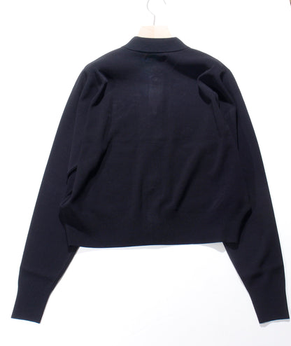 M.S. CREST CARDIGAN / bk