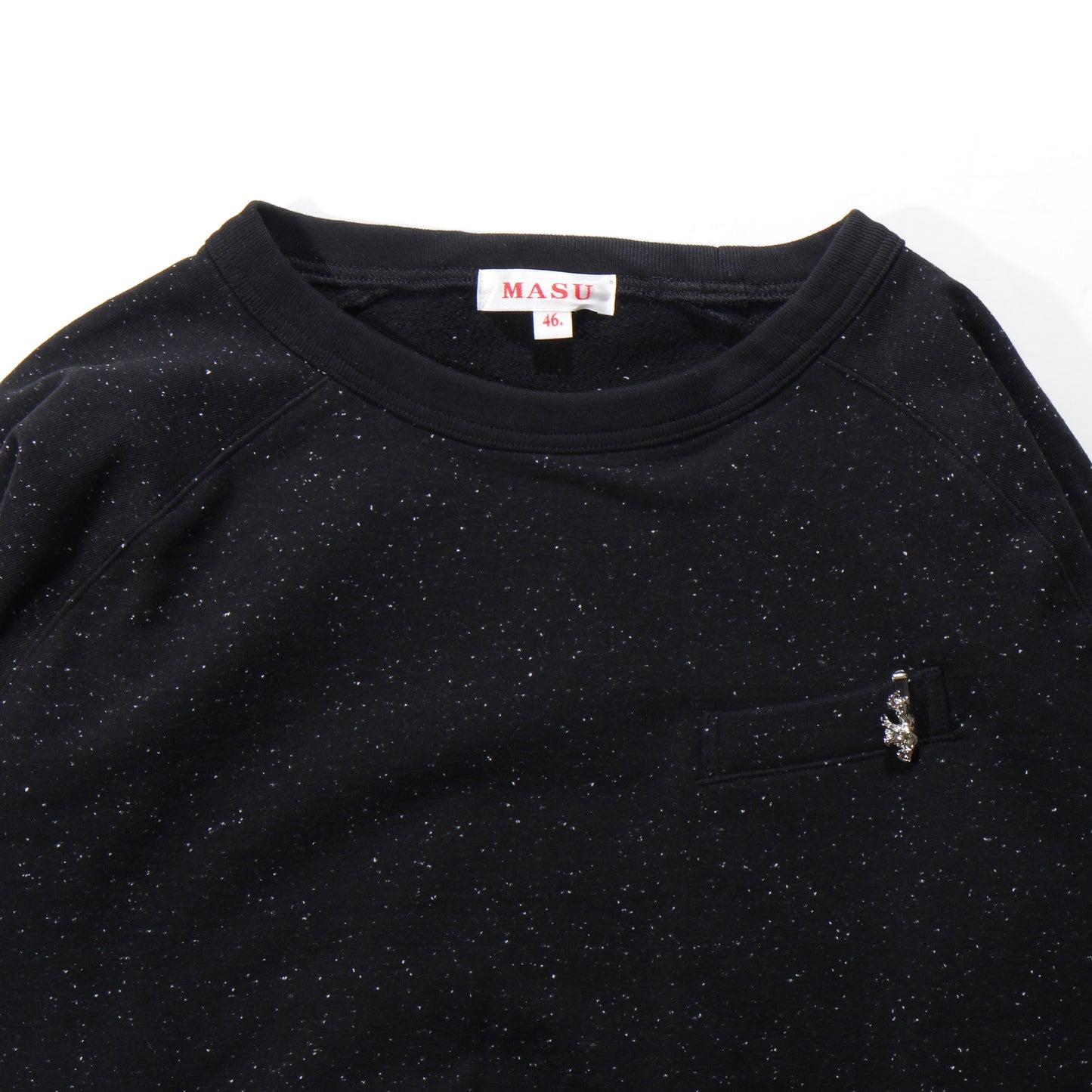 BOAT NECK SWEAT SHIRT /bk