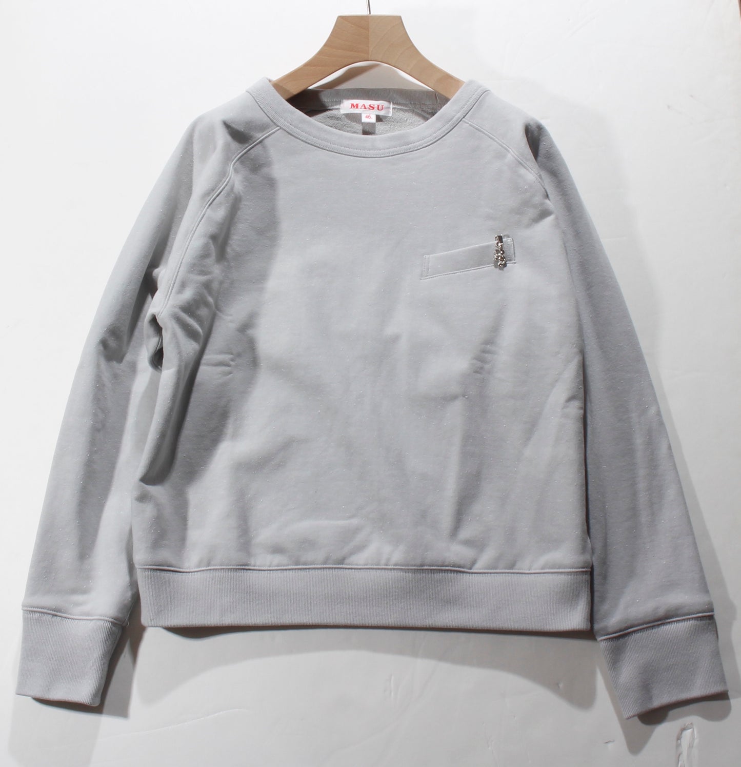 BOAT NECK SWEAT SHIRT /gray