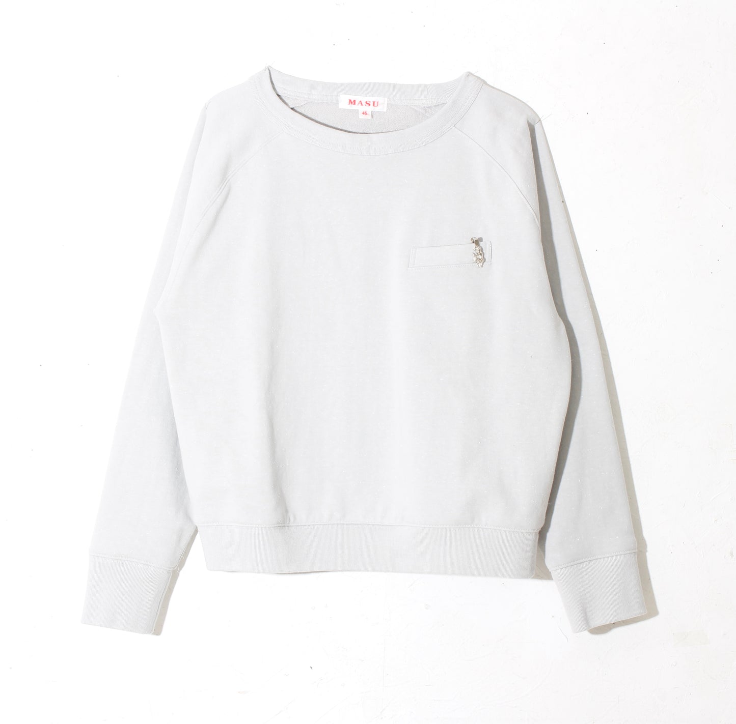 BOAT NECK SWEAT SHIRT /gray