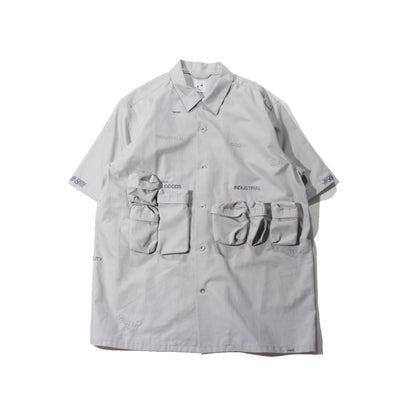 HIDESIGN /　OPEN COLLAR WORK SHIRT
