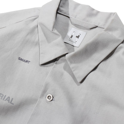 HIDESIGN /　OPEN COLLAR WORK SHIRT