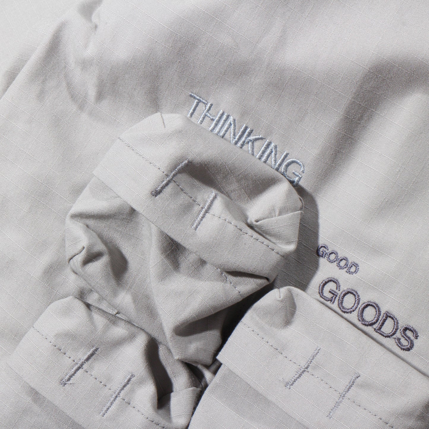 HIDESIGN /　OPEN COLLAR WORK SHIRT