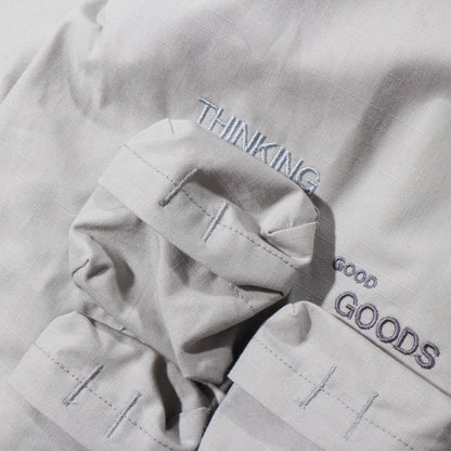 HIDESIGN /　OPEN COLLAR WORK SHIRT