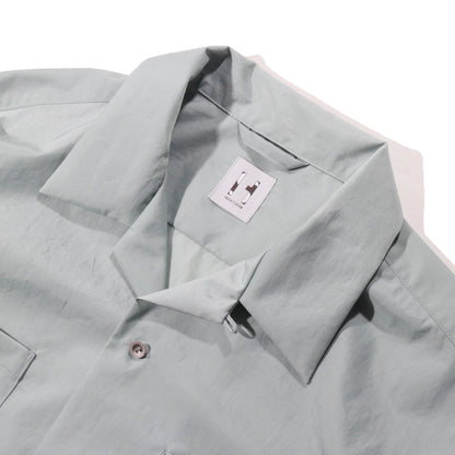 HIDESIGN /OPEN COLLAR WORK SHIRT