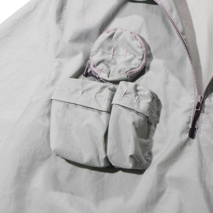 HIDESIGN /HALF ZIP WORK SHIRT