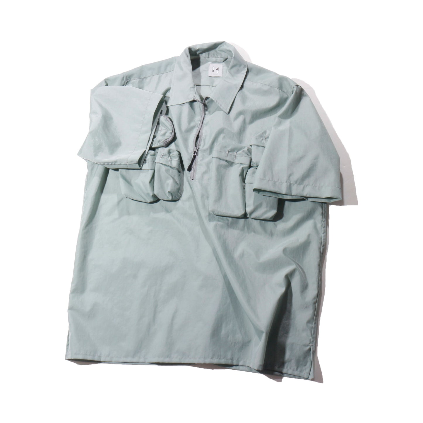 HIDESIGN /HALF ZIP WORK SHIRT