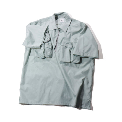 HIDESIGN /HALF ZIP WORK SHIRT