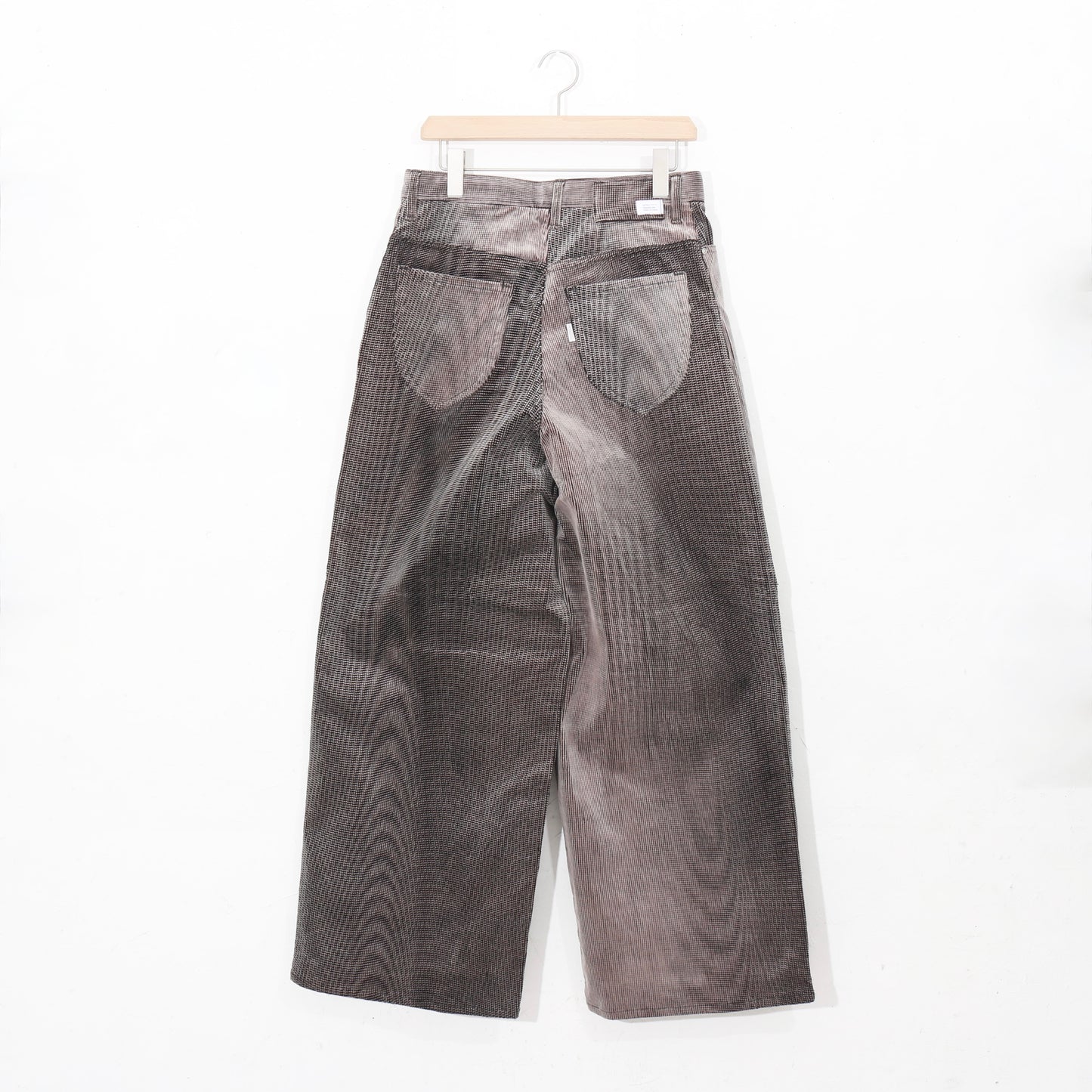 mirage_ bleach_corduroy_pants / black
