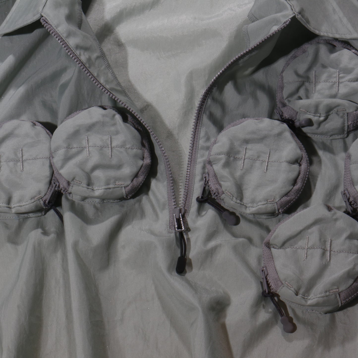 HIDESIGN /HALF ZIP WORK SHIRT