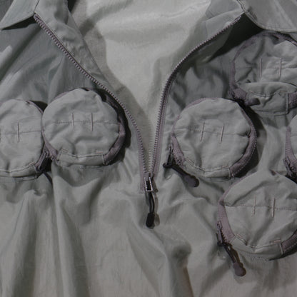 HIDESIGN /HALF ZIP WORK SHIRT