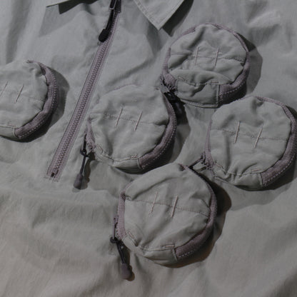 HIDESIGN /HALF ZIP WORK SHIRT