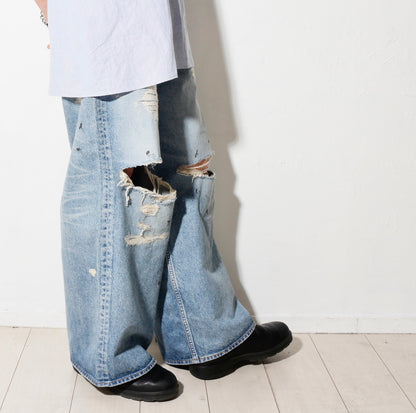 MB BAGGY JEANS ANGEL DAMAGE / indigo