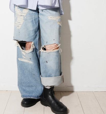 MB BAGGY JEANS ANGEL DAMAGE / indigo