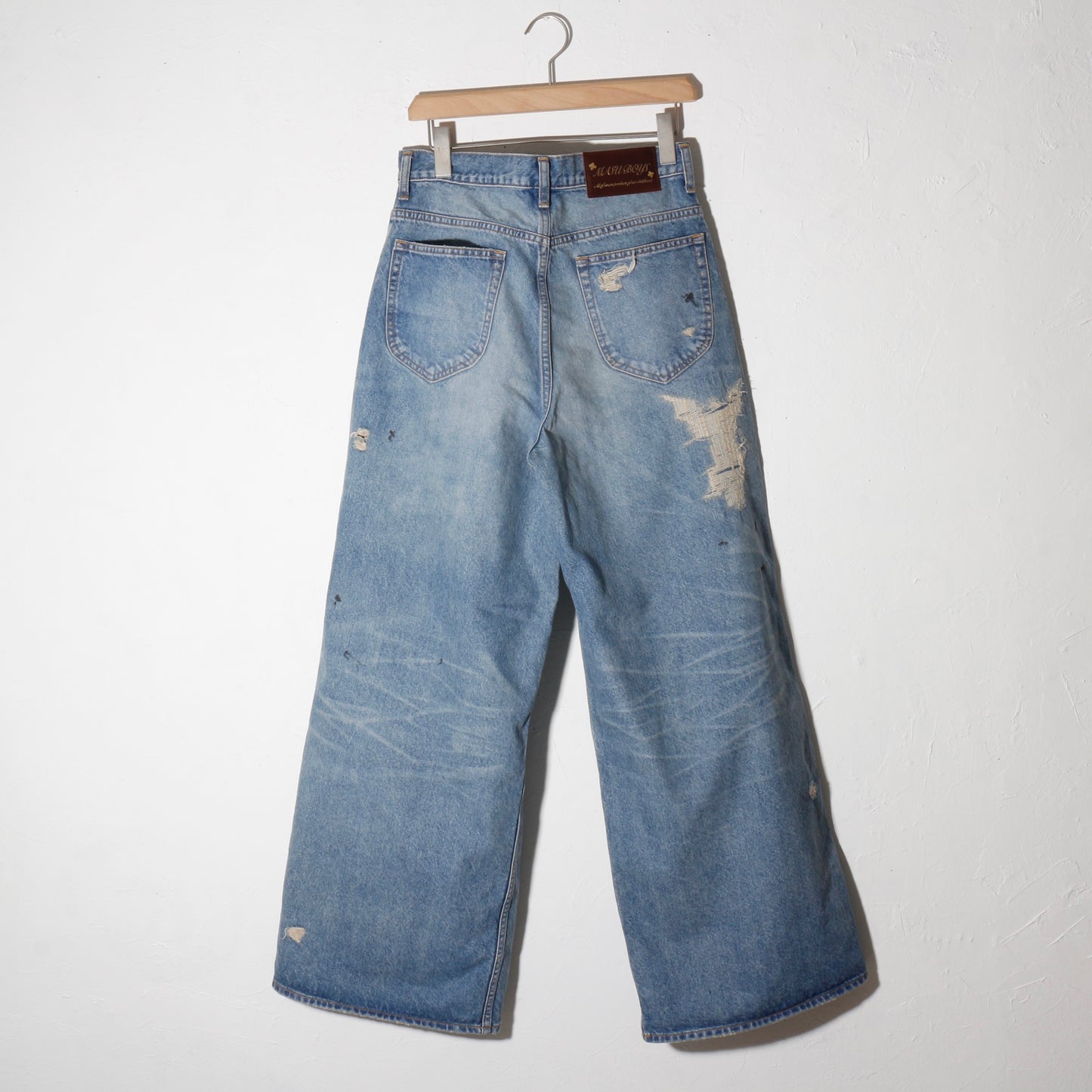 MB BAGGY JEANS ANGEL DAMAGE / indigo