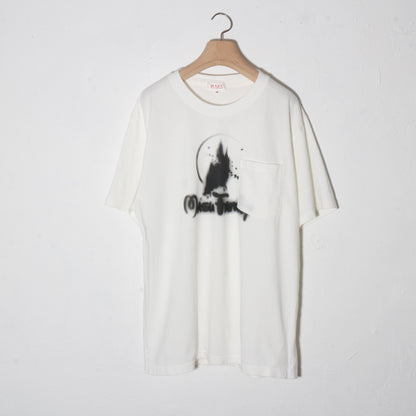 CASTLE POCKET T-SHIRT / white