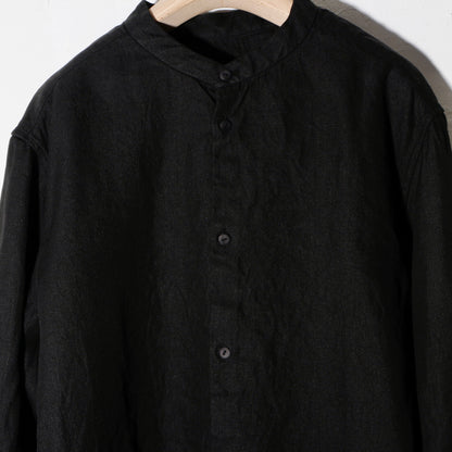和紙大麻シャツ / 黒