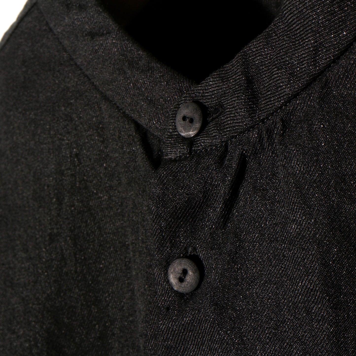 和紙大麻シャツ / 黒