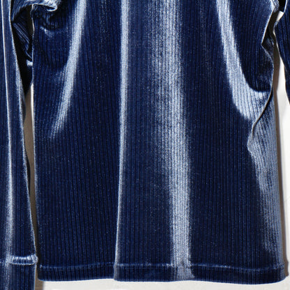 FLEX VELVET CUFF-GLOVE LONG TEE / navy