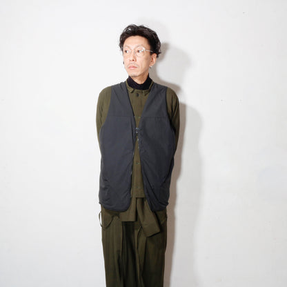Uneven Dyed Jump Suit  / D.green