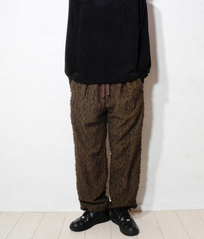 VICK CAMO RIBBON EASY PANTS /brown
