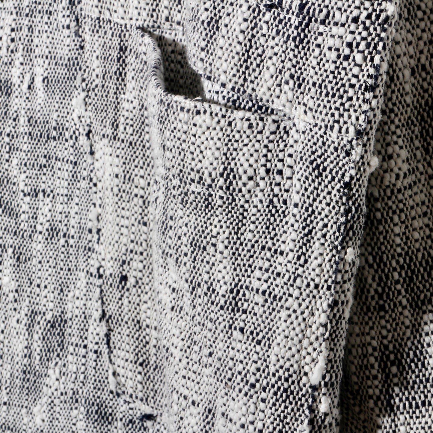 0 Count KhadiCotton Jacket / wh×na